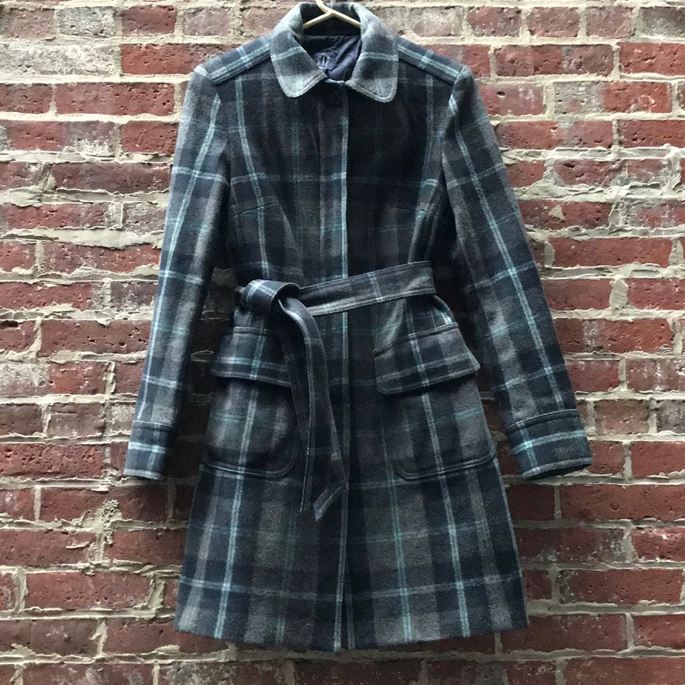 Women’s Plaid Wool Jacket